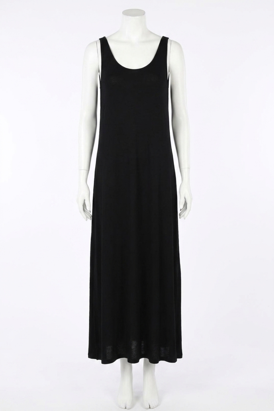 NEW MOLLY BRACKEN long maxi dress in black